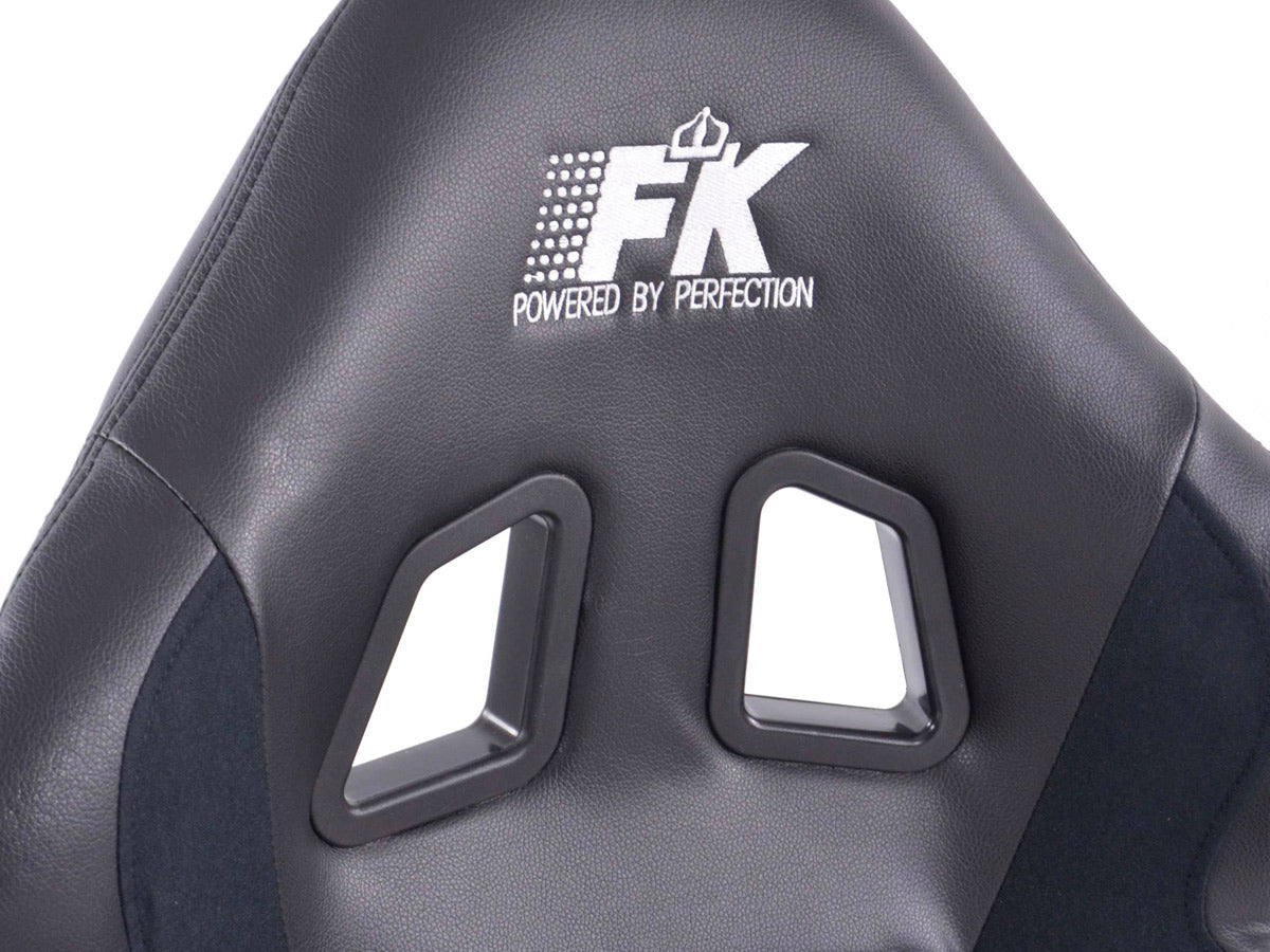 FK Sportsitze Auto Vollschalensitze Set Race 1 mit Glanz-Fiberglas-Cover