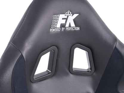 FK Sportsitze Auto Vollschalensitze Set Race 1 mit Glanz-Fiberglas-Cover