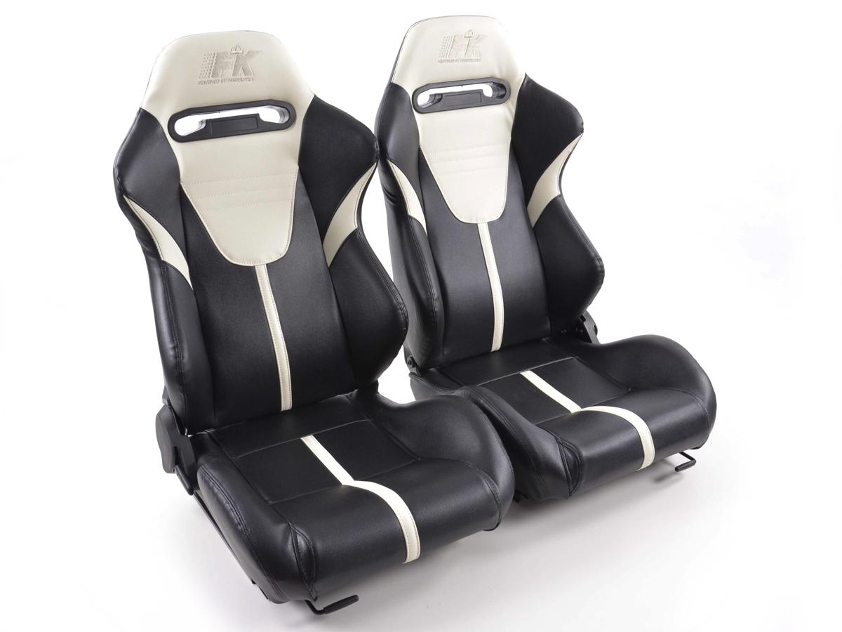 FK Sportsitze Auto Halbschalensitze Set Atlanta in Motorsport-Optik