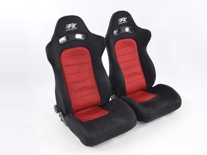 FK Sportsitze Auto Halbschalensitze Set Chicago in Motorsport-Optik
