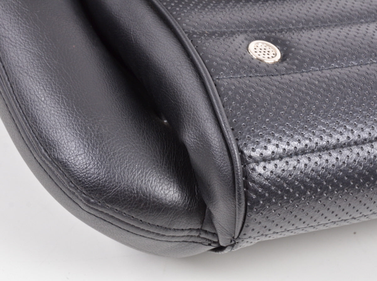 FK Oldtimersitze Auto Vollschalensitze Set Classic 1 Kunstleder schwarz mit Kopfstütze