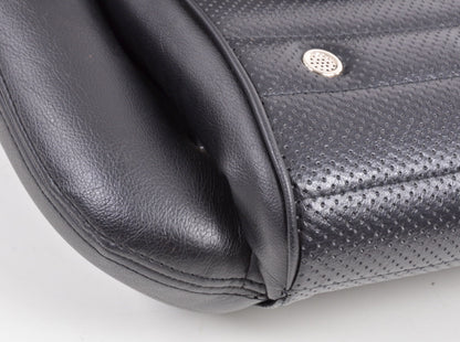 FK Oldtimersitze Auto Vollschalensitze Set Classic 1 Kunstleder schwarz mit Kopfstütze