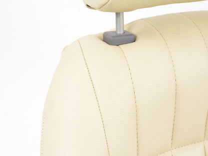 FK Oldtimersitze Auto Vollschalensitze Set Classic 2 Kunstleder beige mit Kopfstütze