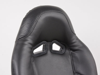 FK Sportsitze Auto Vollschalensitze Set Club Kunstleder schwarz