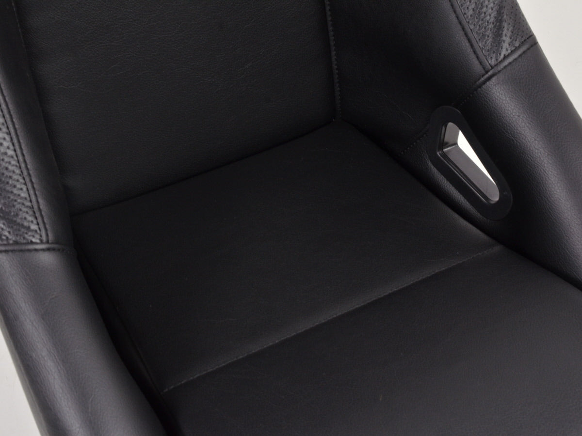 FK Sportsitze Auto Vollschalensitze Set Club Kunstleder schwarz