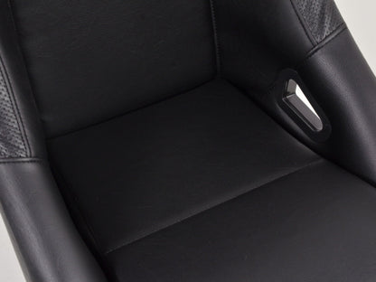 FK Sportsitze Auto Vollschalensitze Set Club Kunstleder schwarz