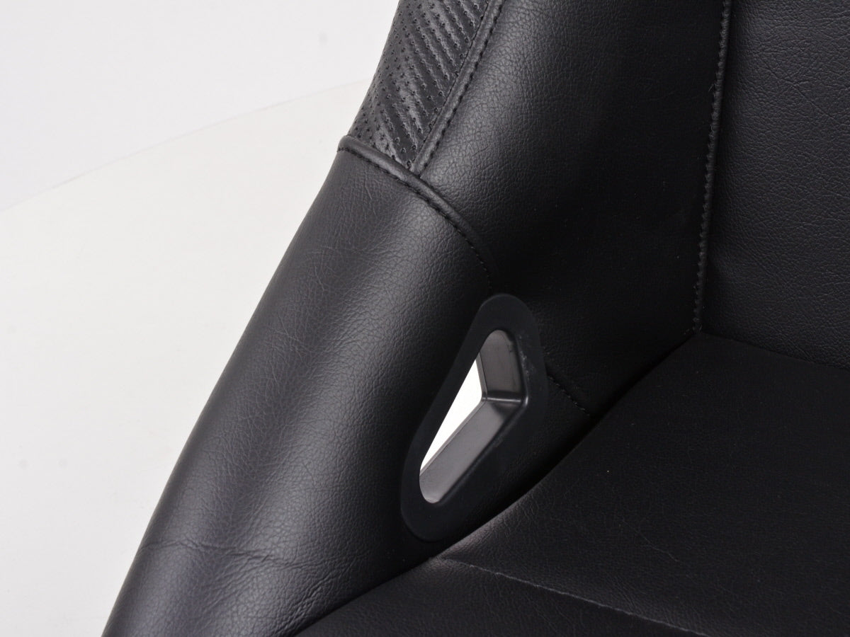 FK Sportsitze Auto Vollschalensitze Set Club Kunstleder schwarz