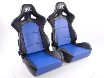 FK Sportsitze Auto Halbschalensitze Set Control in Motorsport-Optik