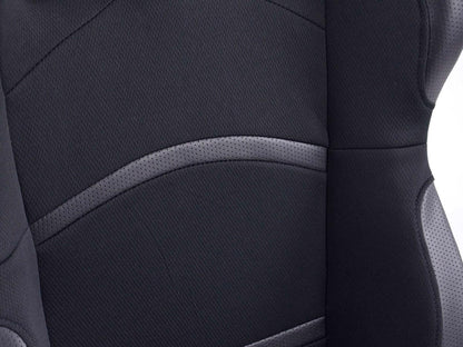 FK Sportsitze Auto Halbschalensitze Set Cyberstar Stoff schwarz