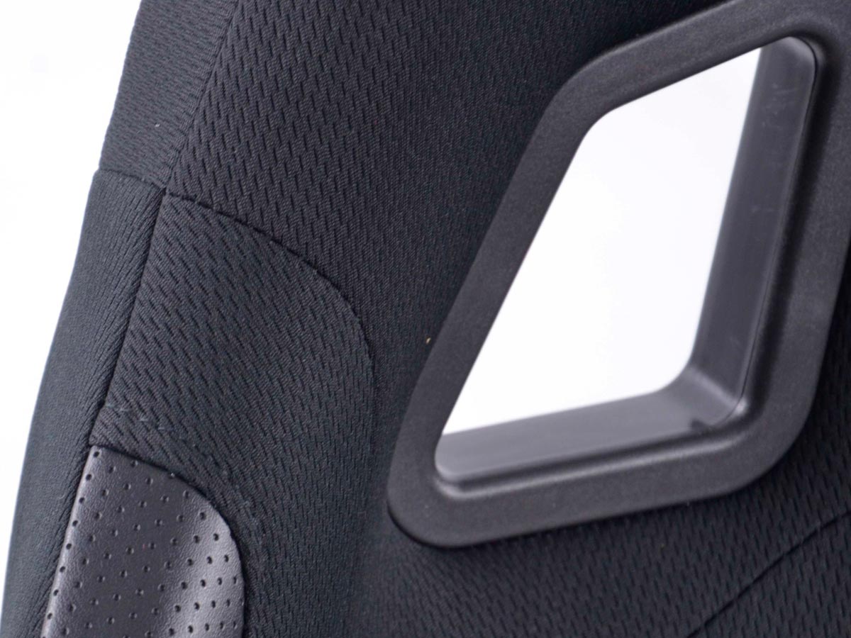 FK Sportsitze Auto Halbschalensitze Set Cyberstar Stoff schwarz mit Sitzheizung
