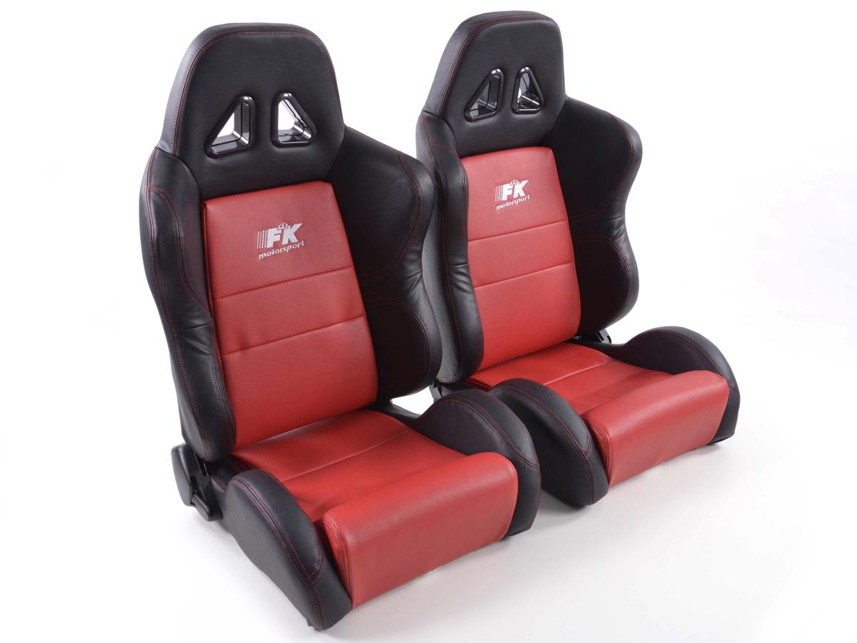 FK Sportsitze Auto Halbschalensitze Set Dallas in Motorsport-Optik