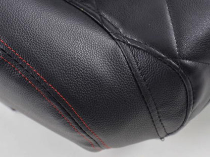 FK Sportsitze Auto Halbschalensitze Set Detroit Kunstleder mit Laufschienen schwarz