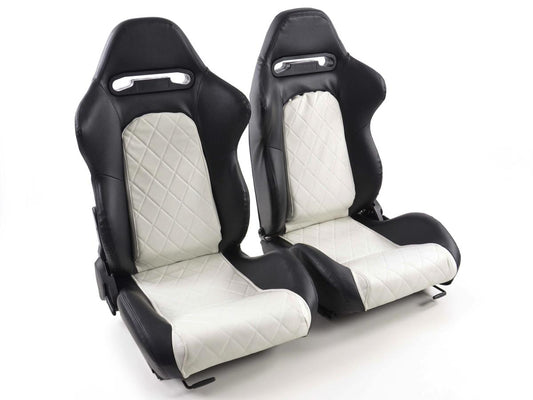 FK Sportsitze Auto Halbschalensitze Set Detroit in Motorsport-Optik