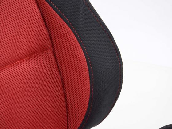 FK Sportsitze Auto Halbschalensitze Set Edition 3 Stoff rot/schwarz