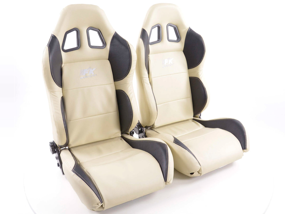 FK Sportsitze Auto Halbschalensitze Set Houston in Motorsport-Optik
