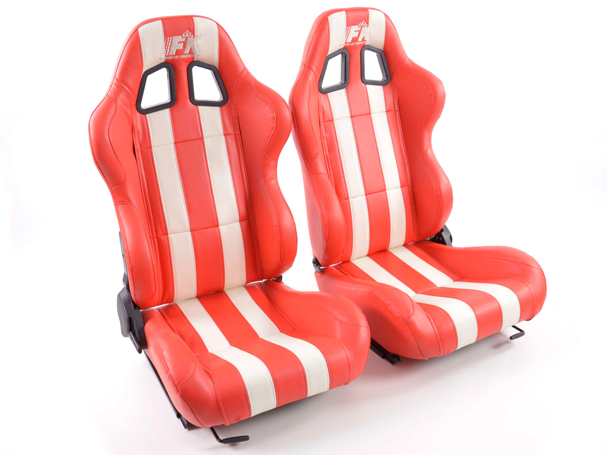 FK Sportsitze Auto Halbschalensitze Set Indianapolis in Motorsport-Optik