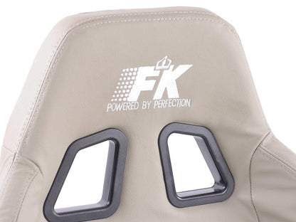 FK Sportsitze Auto Halbschalensitze Set Race 4 Echtleder in Motorsport-Optik