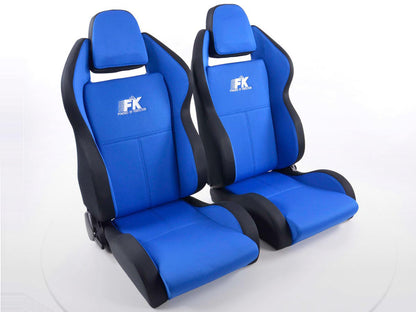 FK Sportsitze Auto Halbschalensitze Set Race 5 in Motorsport-Optik