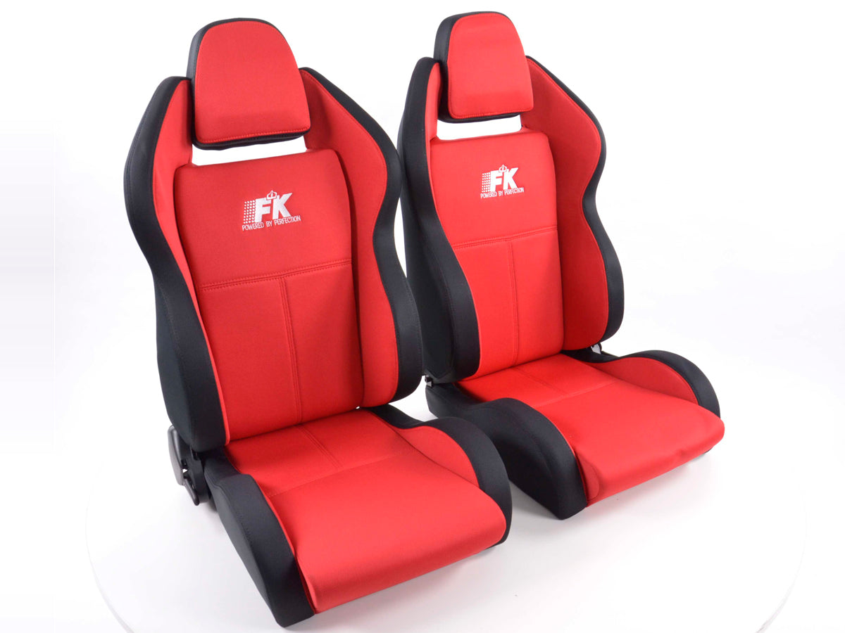 FK Sportsitze Auto Halbschalensitze Set Race 5 in Motorsport-Optik