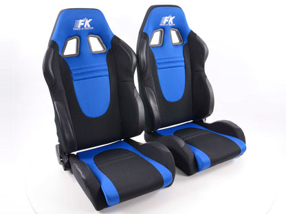 FK Sportsitze Auto Halbschalensitze Set Racecar in Motorsport-Optik