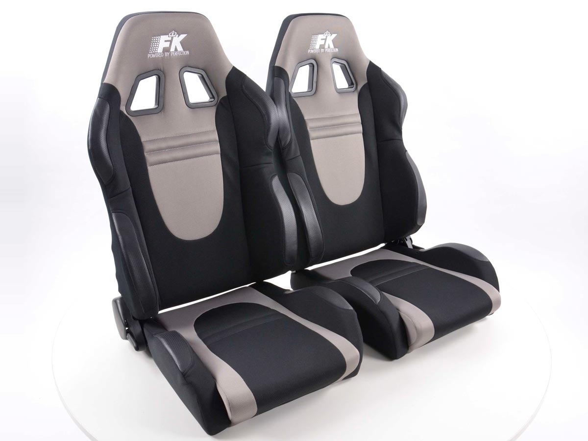 FK Sportsitze Auto Halbschalensitze Set Racecar in Motorsport-Optik