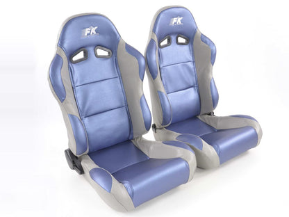 FK Sportsitze Auto Halbschalensitze Set Racing in Motorsport-Optik