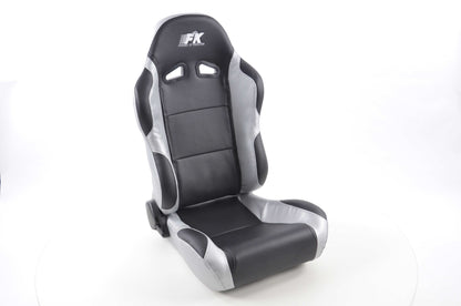 FK Sportsitze Auto Halbschalensitze Set Racing in Motorsport-Optik