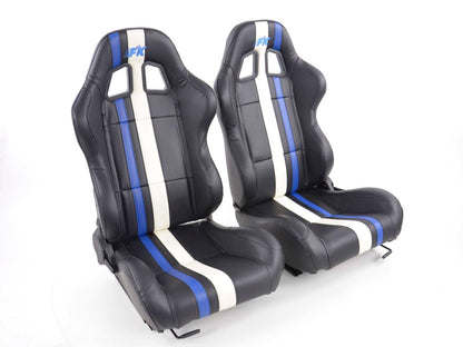 FK Sportsitze Auto Halbschalensitze Set Portland in Motorsport-Optik