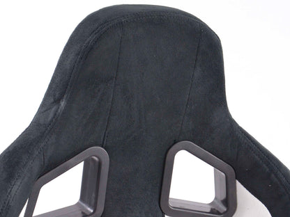 FK Sportsitze Auto Halbschalensitze Set Columbus Kunstleder weiß/schwarz mit Laufschienen