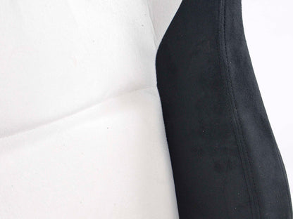 FK Sportsitze Auto Halbschalensitze Set Columbus Kunstleder weiß/schwarz mit Laufschienen