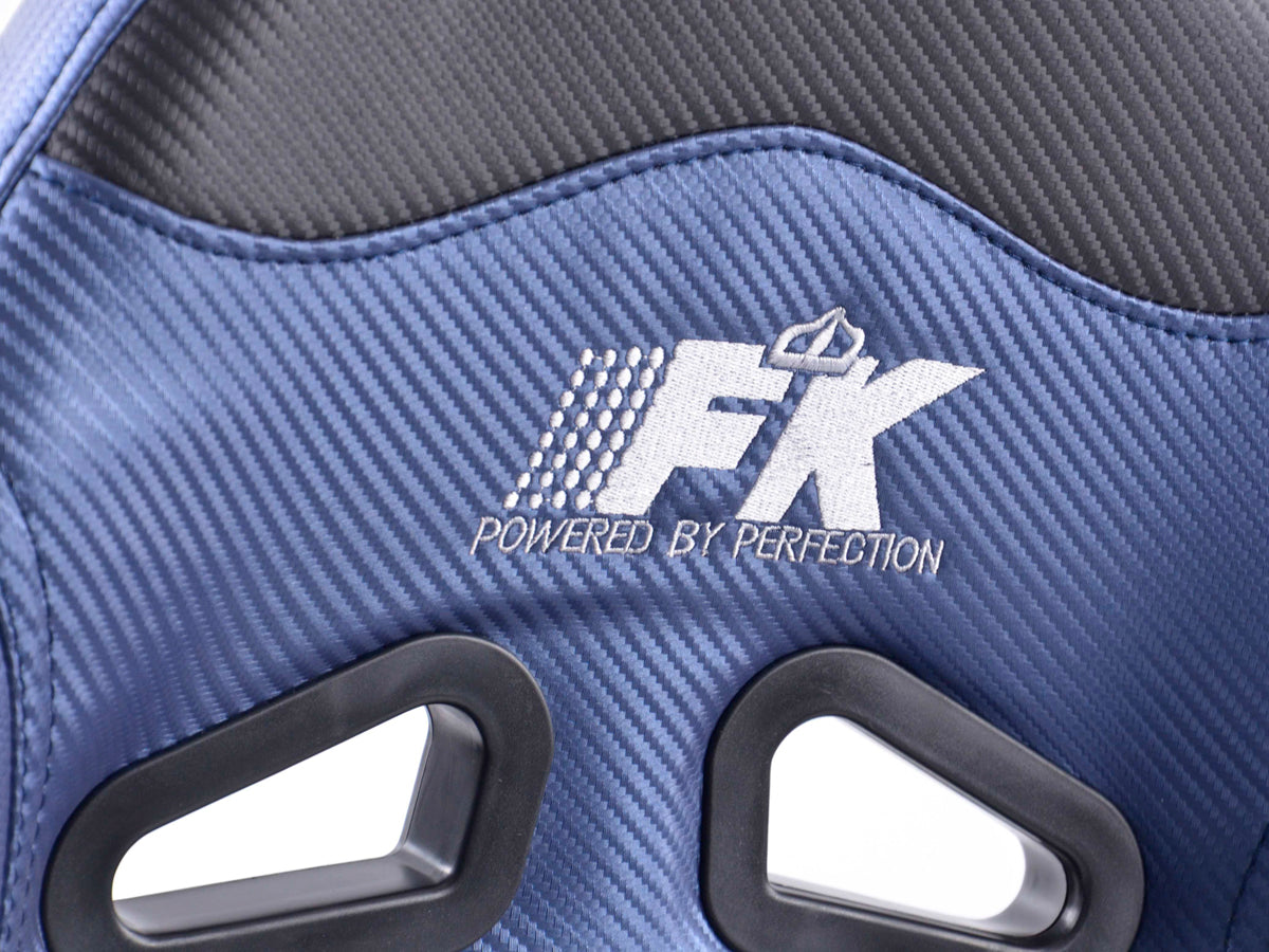 FK Sportsitze Auto Halbschalensitze Set Spacelook Carbon in Motorsport-Optik