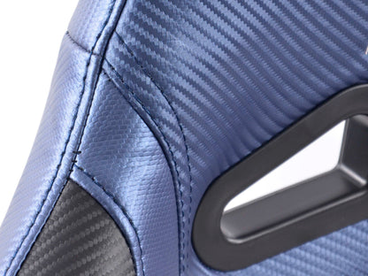 FK Sportsitze Auto Halbschalensitze Set Spacelook Carbon in Motorsport-Optik