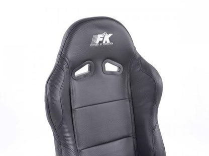 FK Sportsitze Auto Halbschalensitze Set Spacelook Carbon in Motorsport-Optik