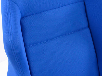 FK Sportsitze Auto Halbschalensitze Set Sport Stoff blau