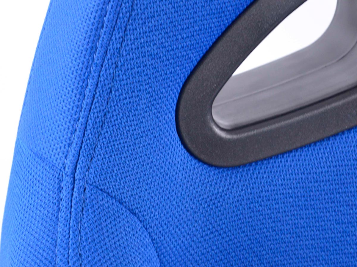 FK Sportsitze Auto Halbschalensitze Set Sport Stoff blau