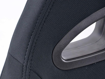 FK Sportsitze Auto Halbschalensitze Set Sport Stoff schwarz mit Sitzheizung