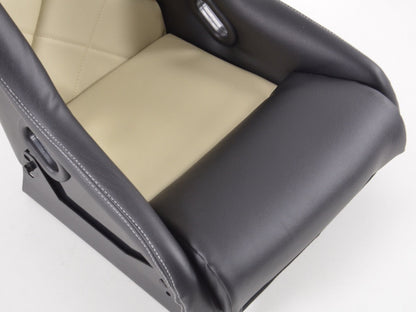FK Sportsitze Auto Vollschalensitze Set mit Rückenschale aus Fiberglas