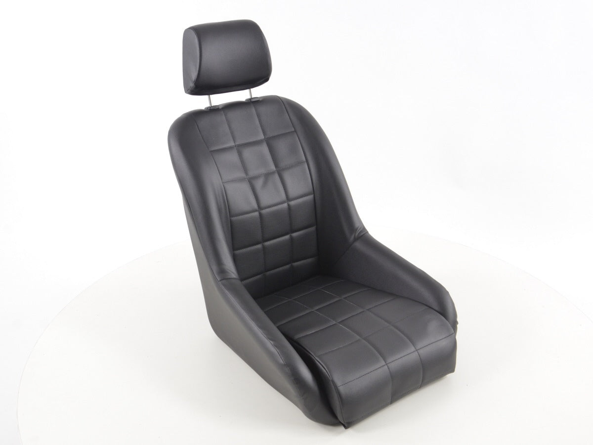 FK Oldtimersitze Auto Vollschalensitze Set im Retro-Look schwarz