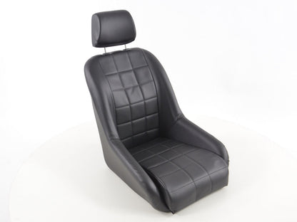 FK Oldtimersitze Auto Vollschalensitze Set im Retro-Look schwarz