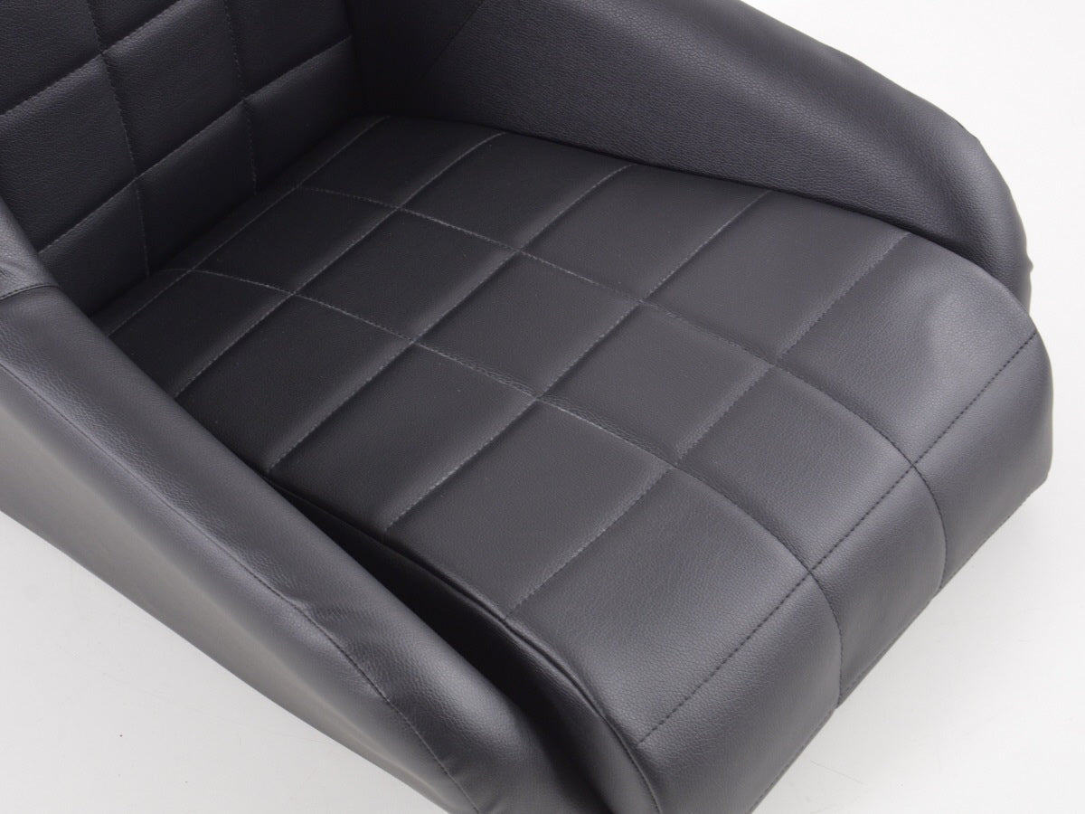 FK Oldtimersitze Auto Vollschalensitze Set im Retro-Look schwarz