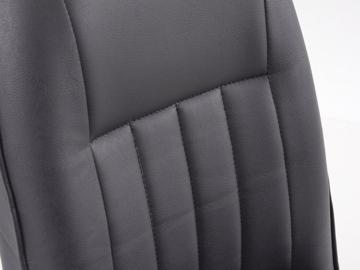 FK Oldtimersitze Auto Vollschalensitze Set Classic 4 schwarz mit Kopfstütze