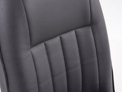 FK Oldtimersitze Auto Vollschalensitze Set Classic 4 schwarz mit Kopfstütze