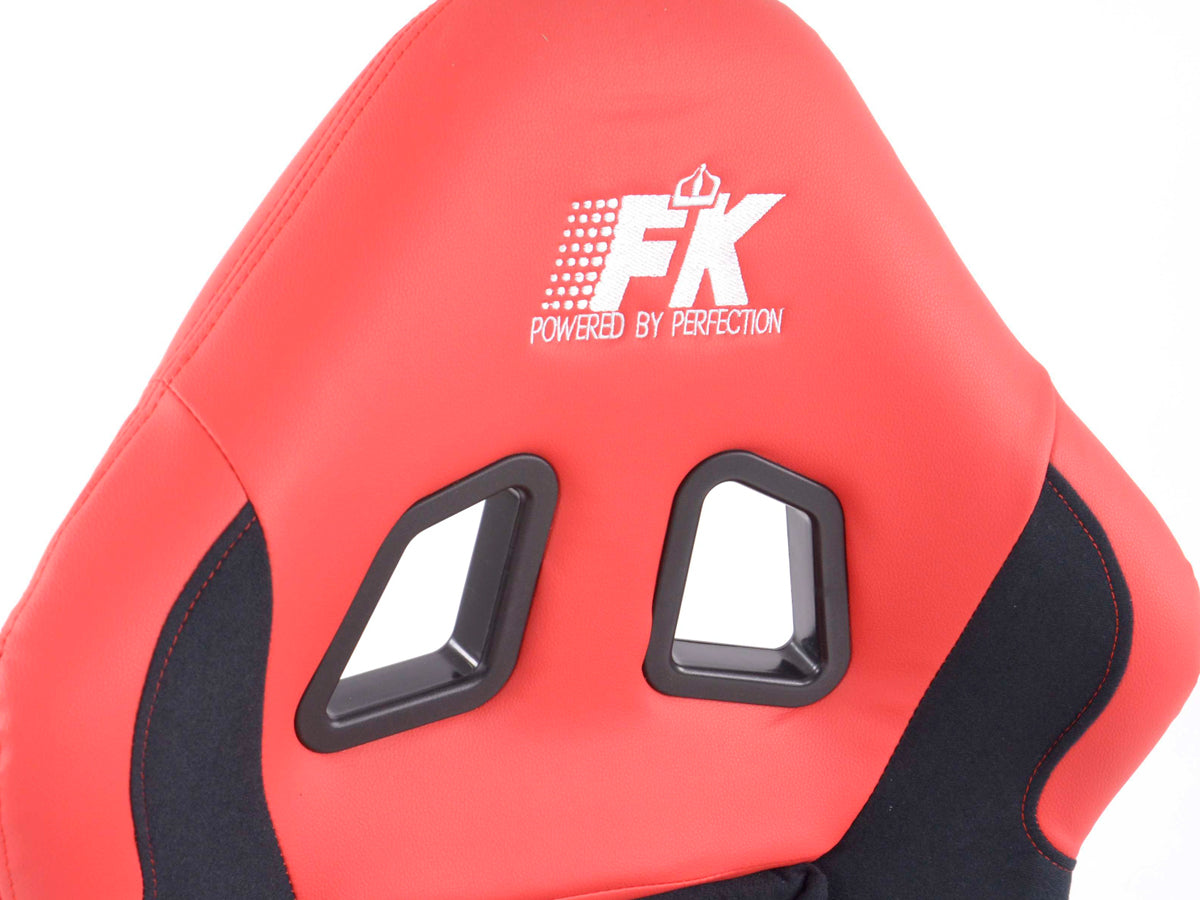 FK Sportsitze Auto Vollschalensitze Set Race 1 mit Glanz-Fiberglas-Cover