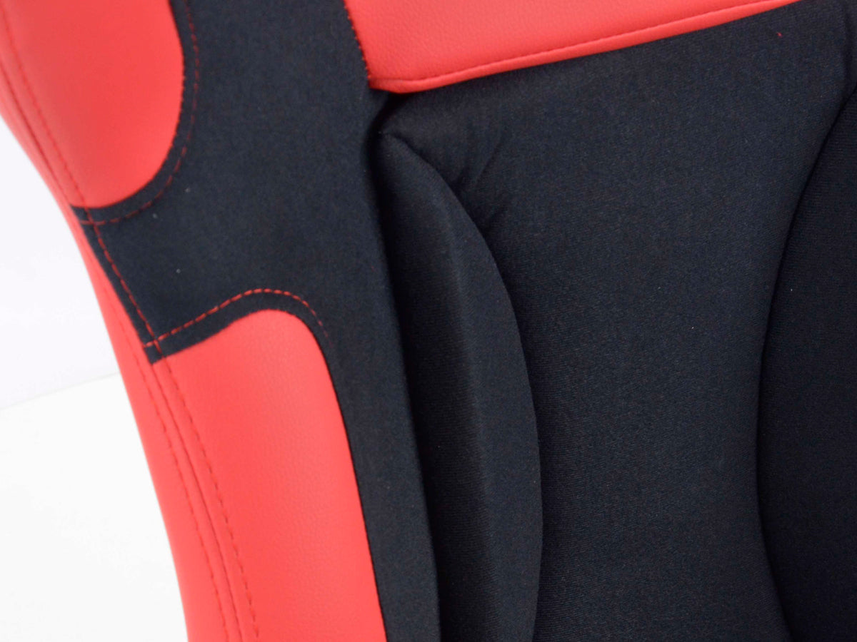 FK Sportsitze Auto Vollschalensitze Set Race 1 mit Glanz-Fiberglas-Cover