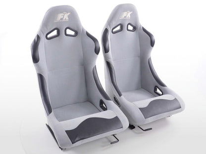 FK Sportsitze Auto Vollschalensitze Set Basic in Motorsport-Optik