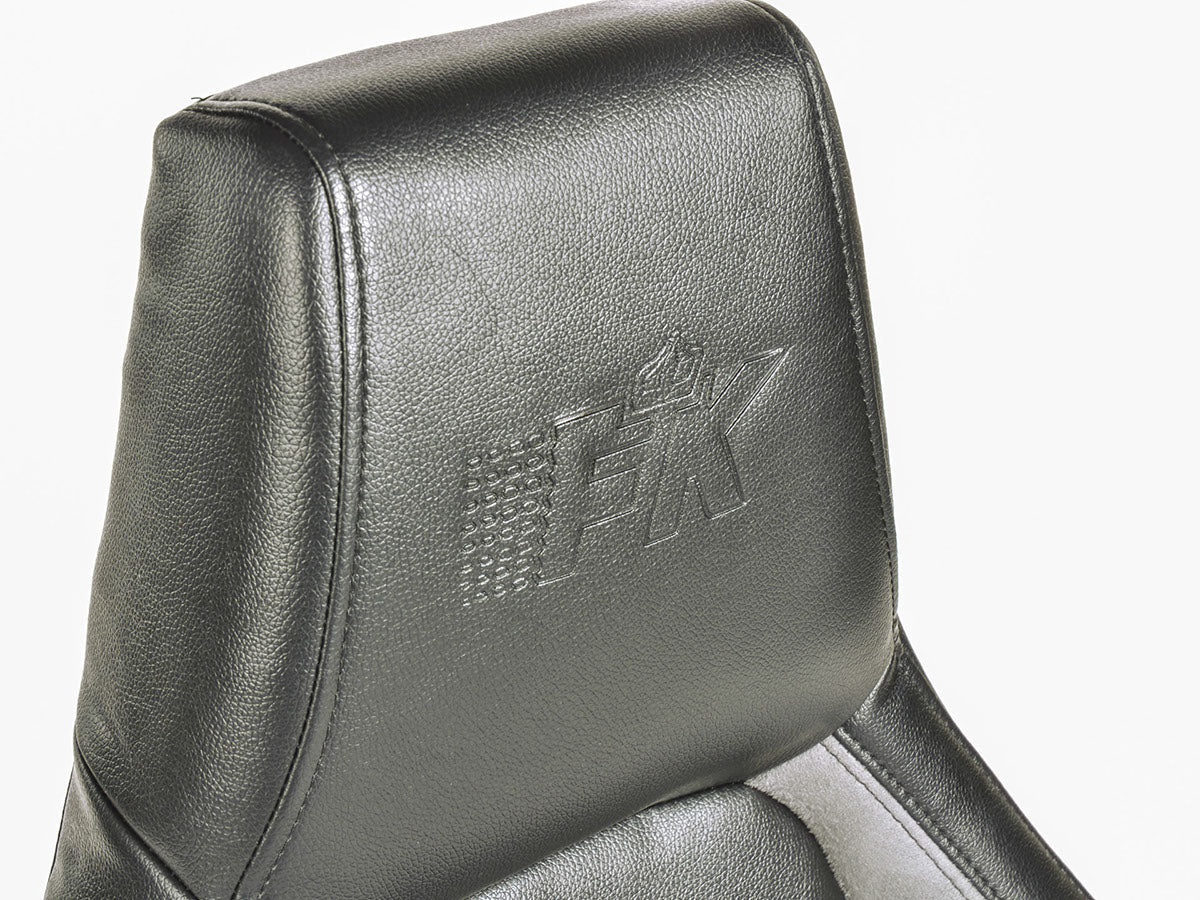 FK Sportsitze Auto Halbschalensitze Set Hamburg Kunstleder schwarz/grau