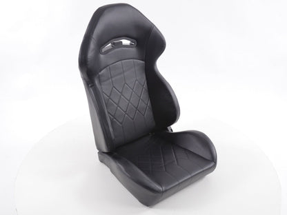 FK Sportsitze Auto Halbschalensitze Set Kunstleder schwarz mit Sitzheizung