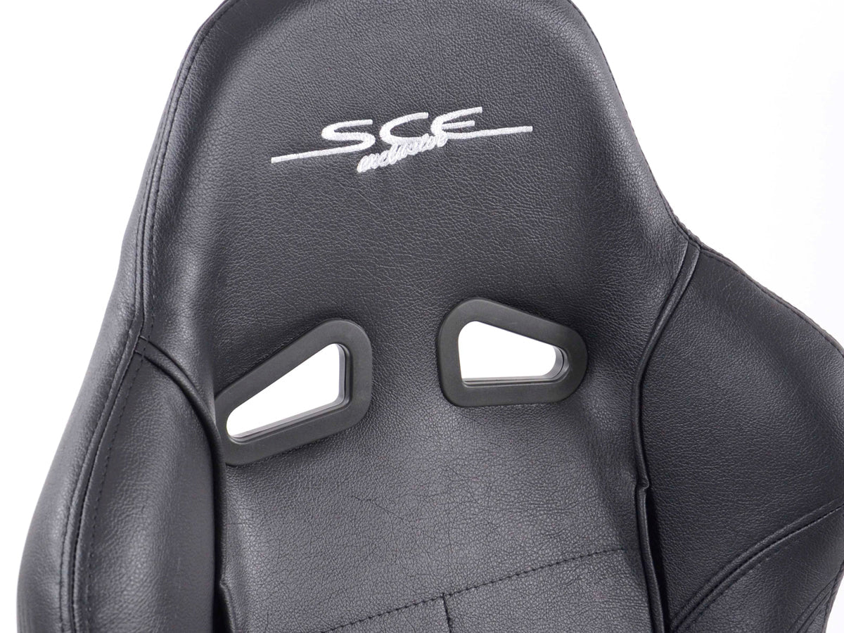 FK Sportsitze Auto Halbschalensitze Set SCE-Sportive 1 Kunstleder schwarz