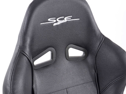 FK Sportsitze Auto Halbschalensitze Set SCE-Sportive 1 Kunstleder schwarz