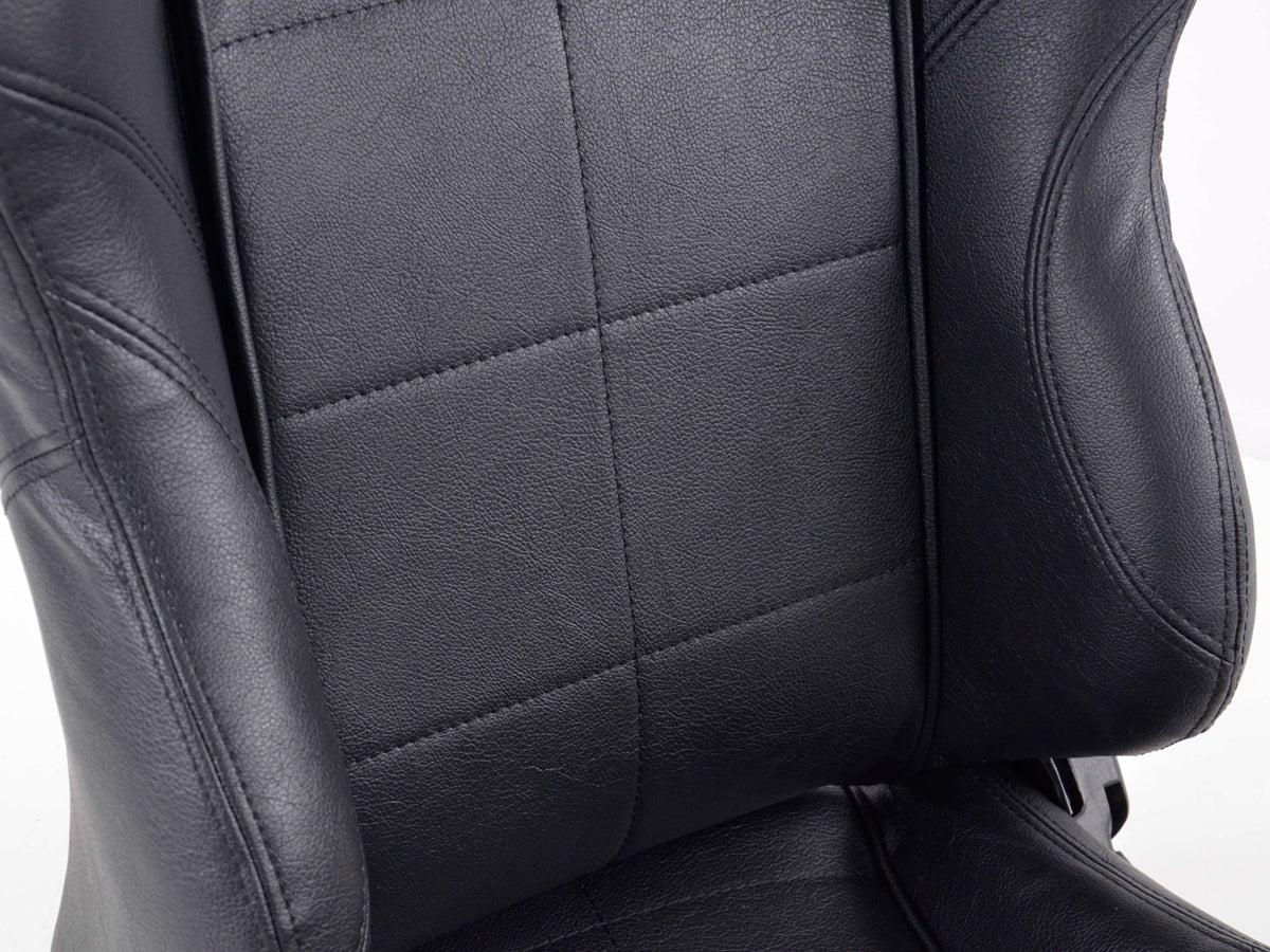 FK Sportsitze Auto Halbschalensitze Set SCE-Sportive 1 Kunstleder schwarz